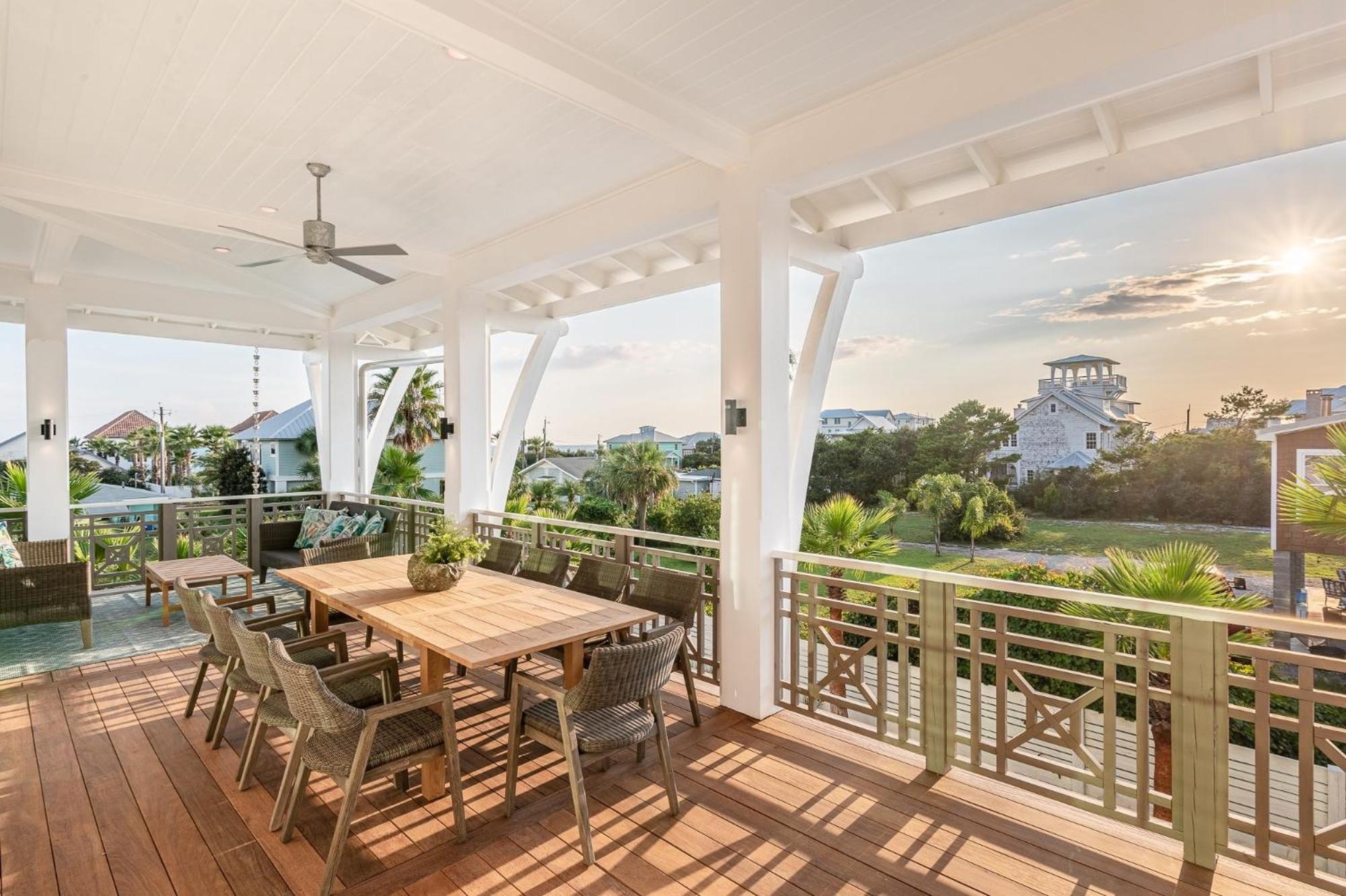 Rooftop Deck Gulf View Pool Firepit Walk To Beach Rosemary Beach Villa Inlet Beach Exterior photo