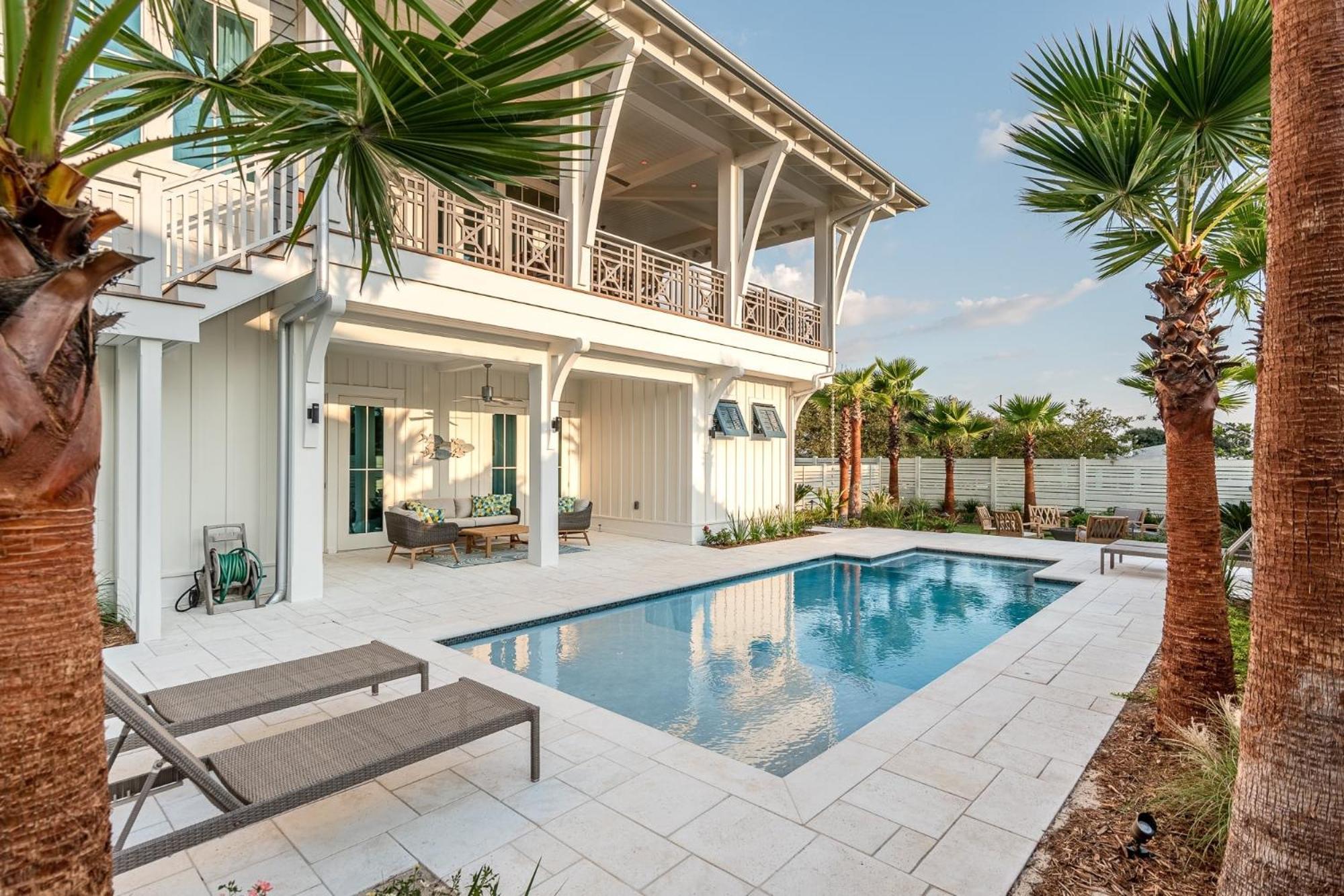 Rooftop Deck Gulf View Pool Firepit Walk To Beach Rosemary Beach Villa Inlet Beach Exterior photo