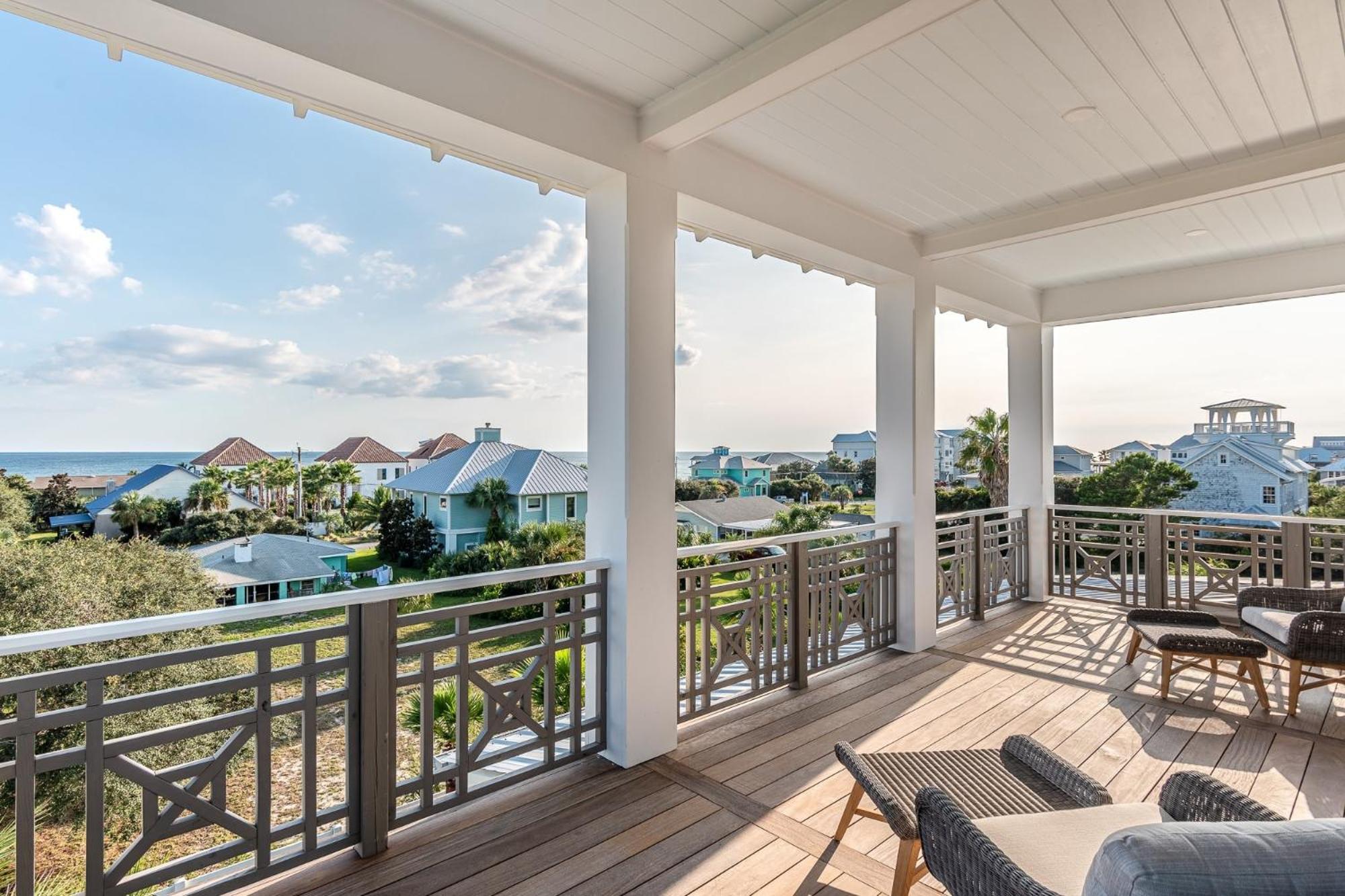 Rooftop Deck Gulf View Pool Firepit Walk To Beach Rosemary Beach Villa Inlet Beach Exterior photo