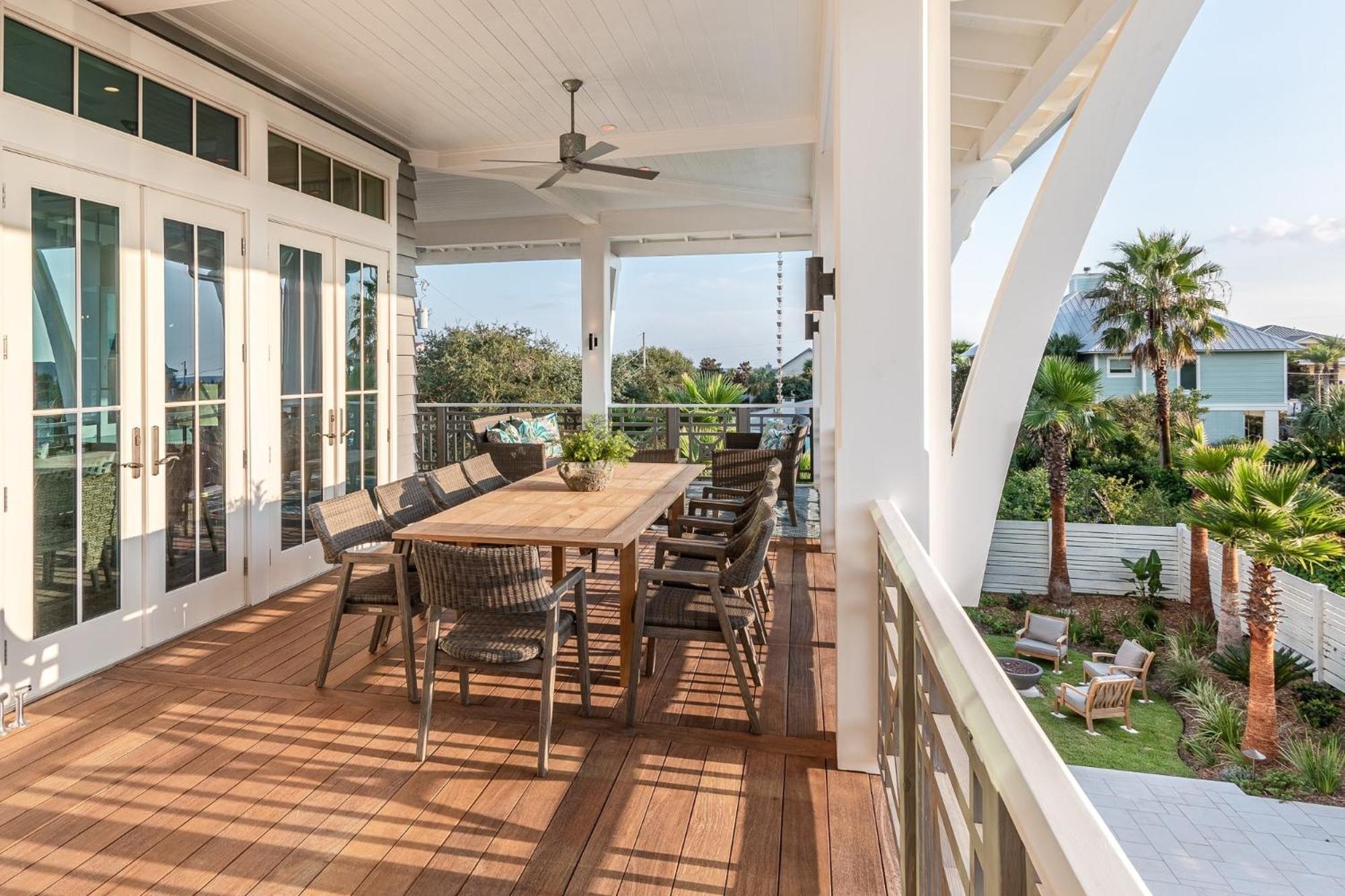 Rooftop Deck Gulf View Pool Firepit Walk To Beach Rosemary Beach Villa Inlet Beach Exterior photo