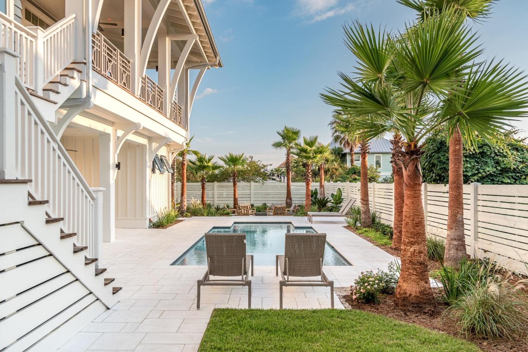 Rooftop Deck Gulf View Pool Firepit Walk To Beach Rosemary Beach Villa Inlet Beach Exterior photo