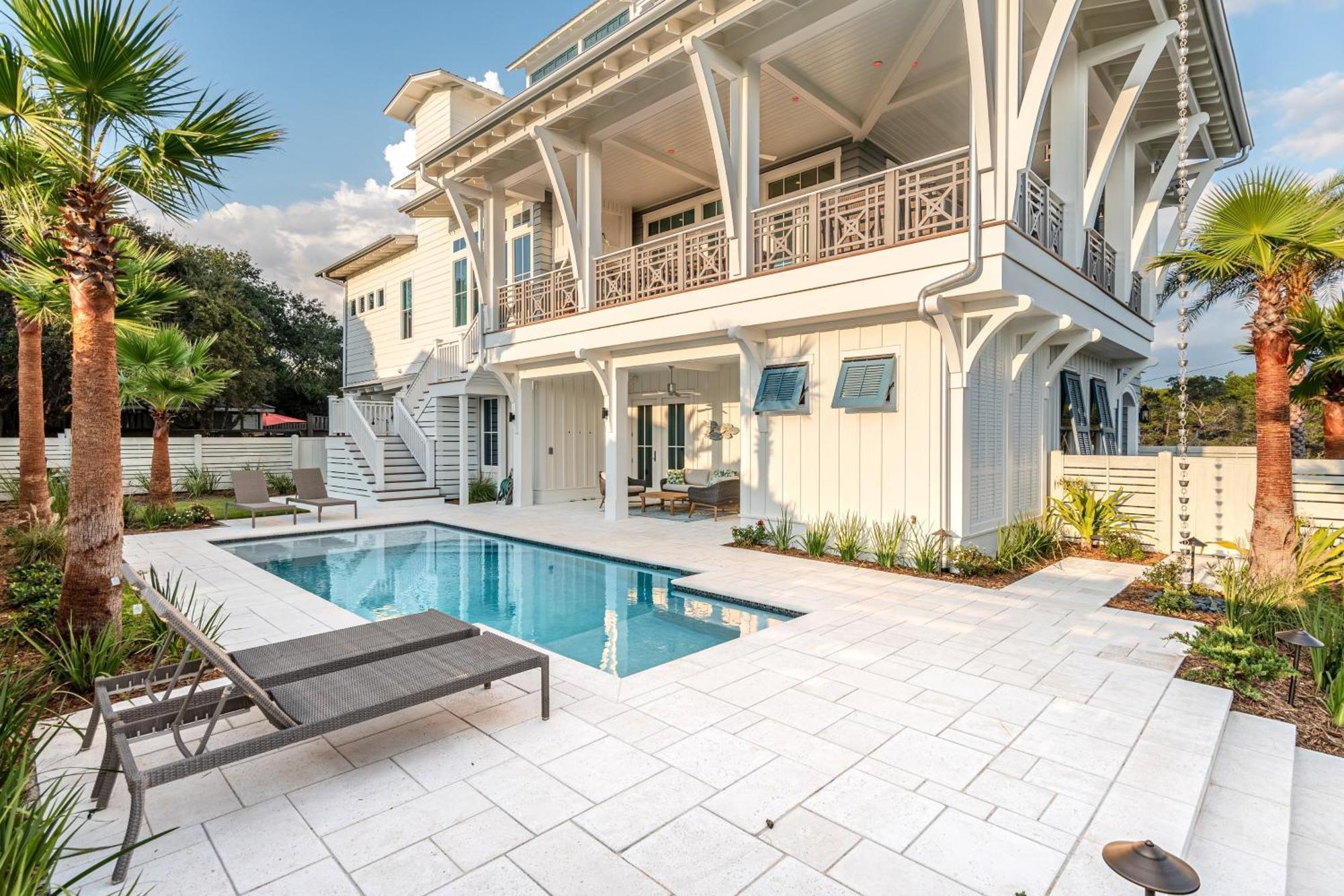 Rooftop Deck Gulf View Pool Firepit Walk To Beach Rosemary Beach Villa Inlet Beach Exterior photo